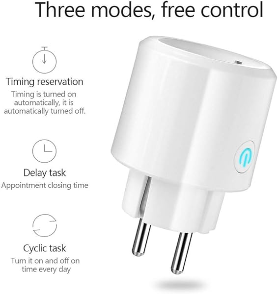 PerGrate Home WiFi Smart Steckdose Fernbedienung Wireless Timer Switch Outlet EU Stecker