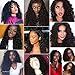(60cm, Natural Color) - Suerkeep 8A Deep Wave Brazilian Virgin Lace Front Wig 150% Density Unprocessed Remy Glueless Human Hair Lace Front Wigs With Baby Hair (22, Natural Colour)