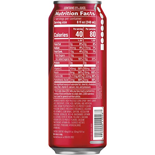 MOUNTAIN DEW KICKSTART ENERGY DRINK, FRUIT PUNCH, 16 OZ (PACK OF 1)
