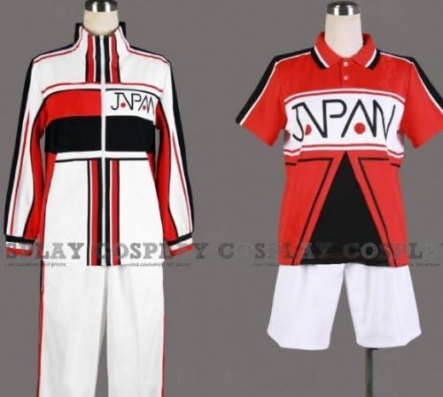 Amazon 新テニスの王子様 新テニ テニプリ Japanユニフォーム ジャージ風 制服 4点セット 衣装 オプション ポケット サイズ 女性m コスプレ 仮装 通販