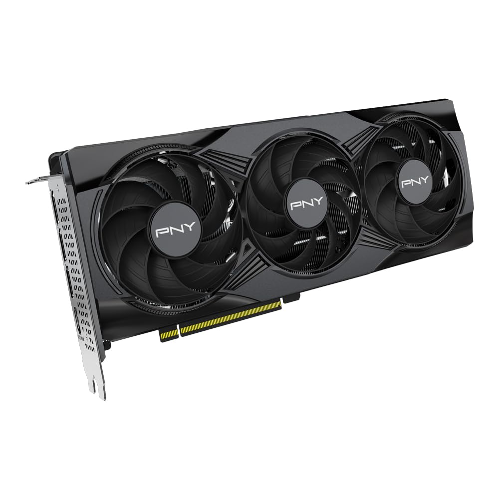 PNY NVIDIA GeForce RTX? 5060 8GB ARGB Overclocked Triple Fan Graphics Card (DLSS 4, PCIe 5.0, HDMI/DP 2.1, 2-Slot, Epic-X? RGB Lighting)