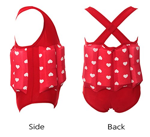 Ponce Fashion Toddler Baby Floating Vest Swimwear Detachable Buoyancy Swimsuit Training Set - Thumbnail 3