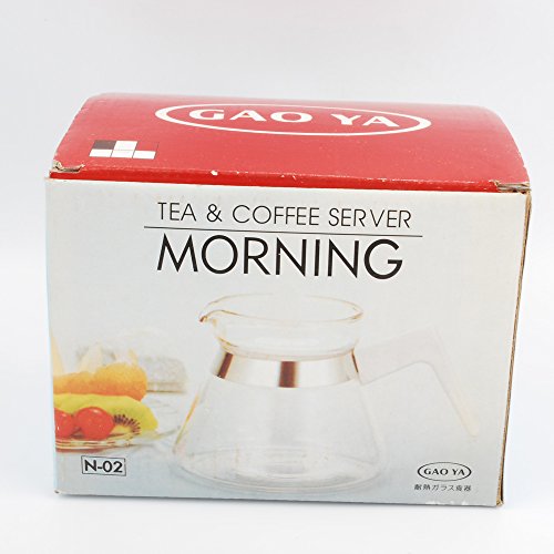 NWFashion 400ml Coffee/Tea Server, Standard Glass Coffee Carafe, Coffee Pot