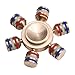 Hexagonal Gyro, Loyalfire Detachable with 6 Fidget Spinner, 3 to 8 Minutes EDC Finger Focus Toy with Ultra Durable High Speed Spins Precision Copper Material, Best Stress Reducer Relieves ADHD Anxiety