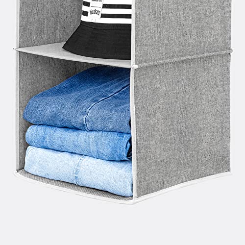 Marvelent 6Shelf Hanging Closet Organizers Two 3Shelf Separable
