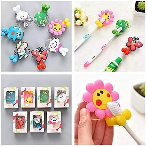 Era innovative Gifting Random Design Tooth Brush Holder (Set of Two)