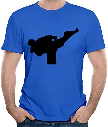 Moshiwenq Taekwondo Martial Arts -6 WomenChinese Kung Fu Culture T-shirt Size XXL Color RoyalBlue