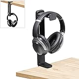 Avankin Headphone Stand and Hanger 2 in 1, Desktop or Under Desk Gaming Headset Hook Holder Mount with Height Adjustable…