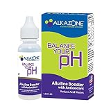 Alkazone Alkaline Booster Drops with Antioxidant, 1.2 Fluid Ounce (Pack of 2)