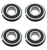 Four (4) Go Kart/Lawnmower Bearings w/Snap Ring 99502H NR 5/8 x 1-3/8 x .433