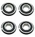 Four (4) Go Kart/Lawnmower Bearings w/Snap Ring 99502H NR 5/8 x 1-3/8 x .433