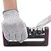 Kitchen Knife Sharpener, 3-Stage Knife Sharpening Tool Helps Repair, Restore and Polish Blades - Reveal a Razor-sharp Blade, (Cut-Resistant Glove Included)