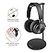New Bee Headphone Stand/Holder Advanced Aluminum Gaming Headset Holder for All Headphone Sizes - Black