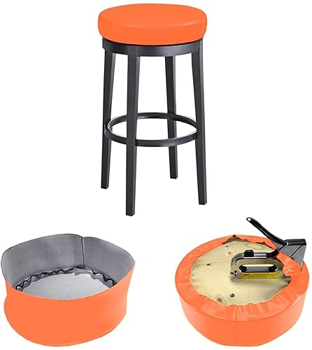 Bar Stool Replacement Cover Round DIY Staple On Heavy Duty