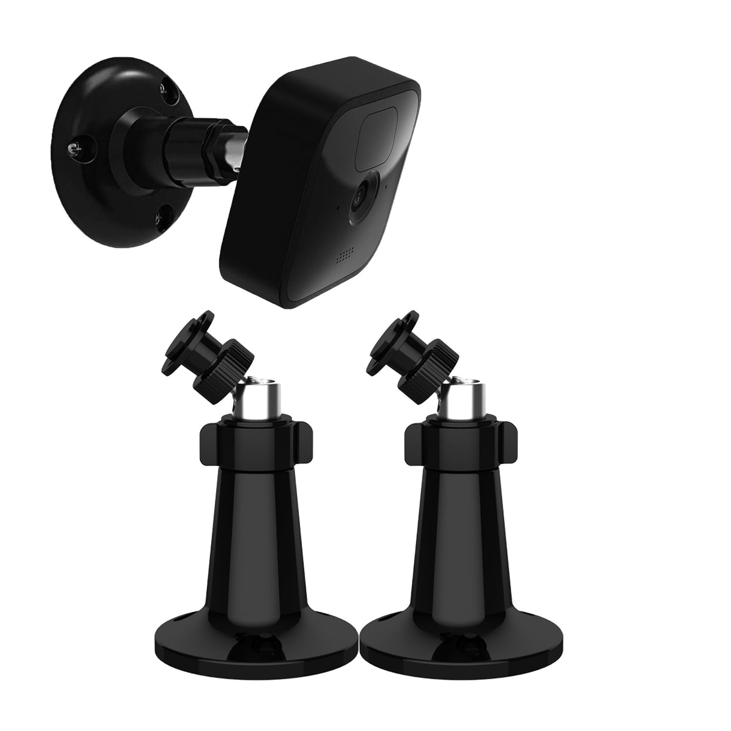 Baaletc Camera Mount for Blink XT/XT2, Mini, Outdoor/Indoor, Black, Plastic, Wall & Ceiling Mount, ABS & Metal Frame