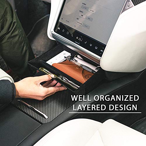 Coolko Center Console Organizer Box Tray Insert Armrest Storage