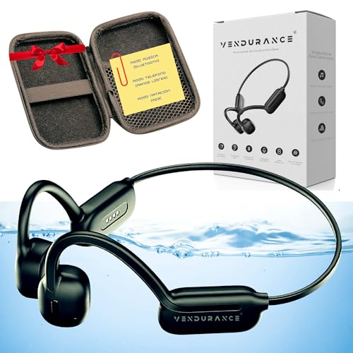 VENDURANCE Bone Transmission Headphones 3 Modes: MUSIC/PHONE/SWIMMING, MP3 Headphones Built-in, Bone Headset, Bone Helmets, Bone Conduction Helmets, Water MP3 for Swimming