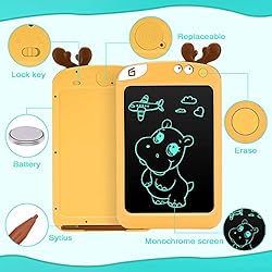Kids LCD Drawing Pad Toys Ainimal Reusable Doodle