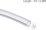 sourcing map Silicone Tubing 5x8mm Clear 3.3ft Air Hose Water Pipe Pump view 2