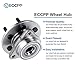 ECCPP Front Wheel Hub and Bearing Assembly 515007 fit Dodge Dakota Durango 97 98 99 00 01 02 03 04 4WD 6 lugs wheel hub no ABS 4x4 4WD 2 pcs