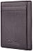 Travelambo RFID Front Pocket Wallet Minimalist Wallet Slim Wallet Genuine Leather (Crosshatch Brown)