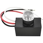 J.LUMI YCA1030 Dusk to Dawn Sensor, Hard-Wired Post Eye Photocell Sensor for Outdoor Lights, Automatic Light Control Switch, UL Listed