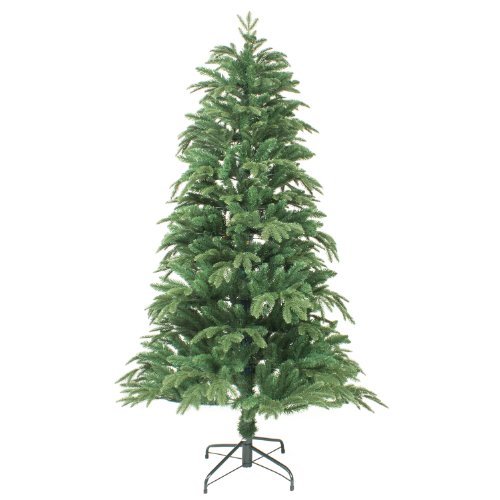 6ft Green Artificial Slim Nordman PE Hooked Christmas Xmas Tree 180cm