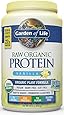 Garden of Life Organic Vegan Protein Powder with Vitamins and Probiotics - Raw Protein Shake, Sugar Free, Vanilla 22oz (624g) Powder