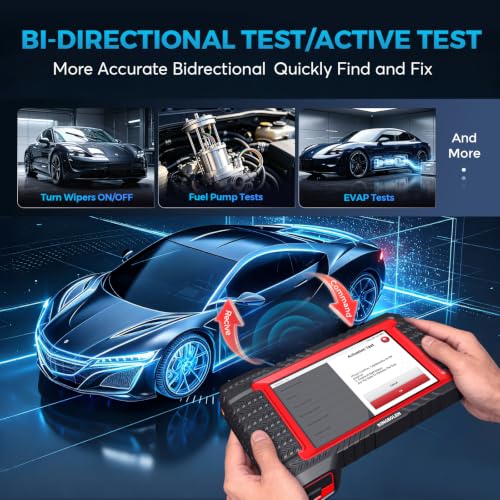 KINGBOLEN K7 Valise Diagnostic Auto Multimarque, OBD2 Diagnostic Français pour système Complet avec 31+ Service, ECU Coding, Contrôle Bidirectionnel, CANFD, Mises à Jour gratuites à Vie