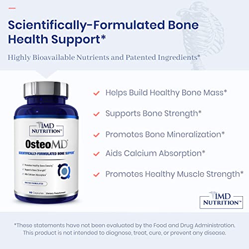 1MD Nutrition OsteoMD for Comprehensive Bone Support Calcium