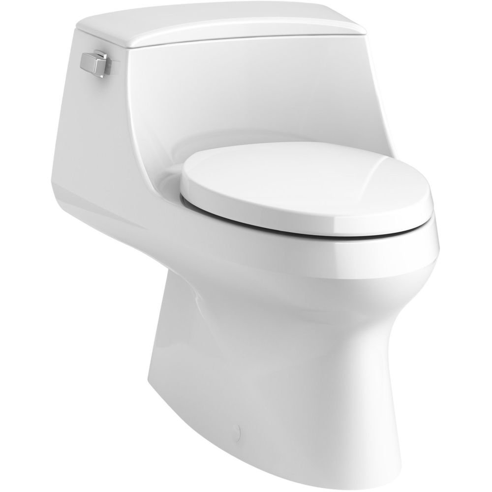 Photo 1 of KOHLER 3722-0 San Raphael One-Piece Toilet, Elongated Bowl, 1.28 Gpf With Quiet-Close, White