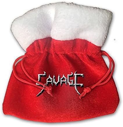 Savage Logan Paul Santa Clause Christmas Gift Bags Drawstring Bag Candy Bag For Children Holiday Wrapping Goodie Bags Party Favors