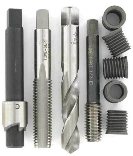 TIME-SERT 1/2-13 UNC Thread Repair Kit #0121 | Professional Solid Insert Fix for Stripped Threads