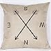 Clearance!!!Compass Linen Washable Pillow Case Cushion Cover Home Decor 18