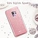 ESR Makeup Glitter Case Compatible for The Samsung Galaxy S9, Glitter Sparkle Bling Case Protective Cover [Three Layer][Supports Wireless Charging] for Galaxy S9 5.8 inch, Pink(Released in 2018)