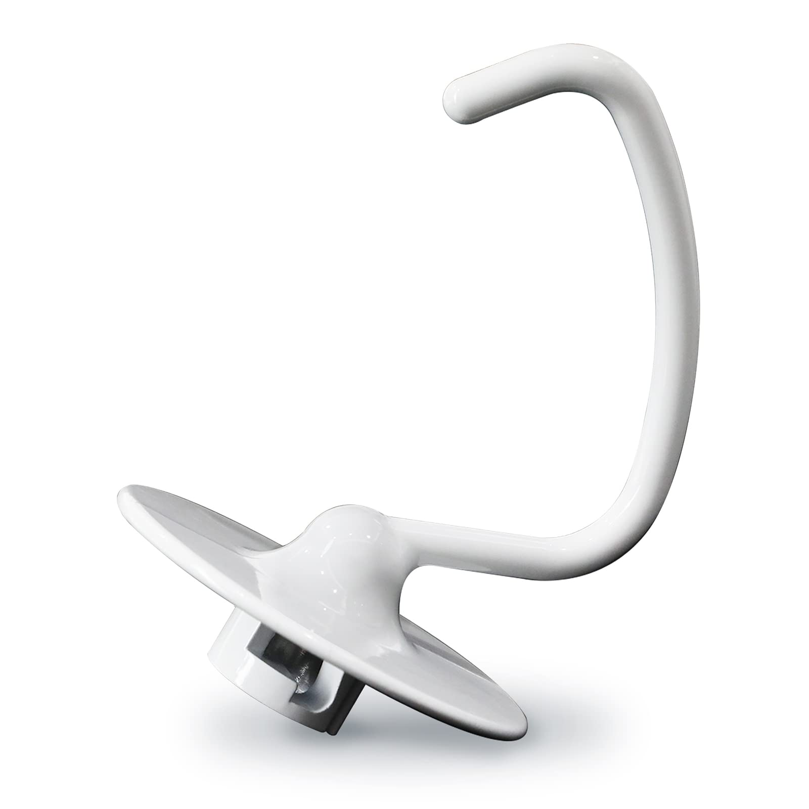 K45DH Dough Hook Replacement for KitchenAid Mixers - Compatible with K45, K45SS, KSM90, KSM110, KSM150 Tilt-Head Stand Mixers, 4.5-5 Quart Bowls - Coated C-Shaped Hook for Kneading Yeast Doughs