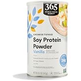 365 by Whole Foods Market, Soy Protein Powder, Unsweetened Vanilla Flavor, 15.63 oz
