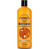 PIPIHUA Beeswax Polish and Conditioner for Wood Furniture - Waterproof & Restorer Wood Wax, Multipurpose Beeswax Furniture Polish and Cleaner for All Types and Colours, 16.23 Fl Oz
