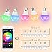 Magic Hue WiFi Smart LED Light Bulb, Multicolored Dimmable Sunrise Wake Up WiFi Smart Light, No Hub Required, Compatible with Alexa & Google Home Assistant & IFTTT