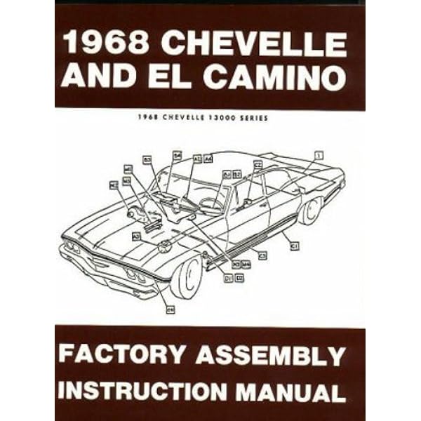 1965 1966 1967 Chevy Car Assembly Manuals on USB Bel Air Biscayne Caprice Impala