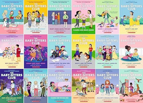 The Baby-sitters Club #1-7 Graphic Novel Box Set: Telgemeier