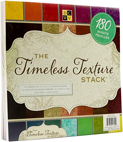 DCWVE Die Cuts with A View Stack 12 x 12-Single-Sided Texture-180 Sheet PS-004-…