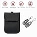 Newseego RFID Key Fob Protector Bag, Car Key Fob Pouch Fob Blocker Protector Signal Blocking Bag Pocket, Block Signal Security Keyless Entry Key Fobs, Car Keys, Rf Anti-Hacking -Black