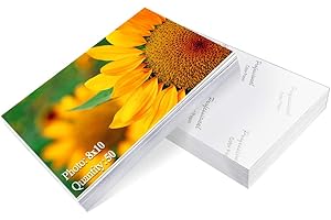 ZBEIVAN Photo Paper 8x10 inch High Glossy Paper 50 Sheets (8x10 inch)