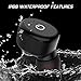 AIYUE Mini Sports IP68 Waterproof Bluetooth Earbud- Single Wireless Headphone Car Bluetooth Earphone Free Calls for Smart Phones - In-Ear Magnetic Earpiece (1 Piece)