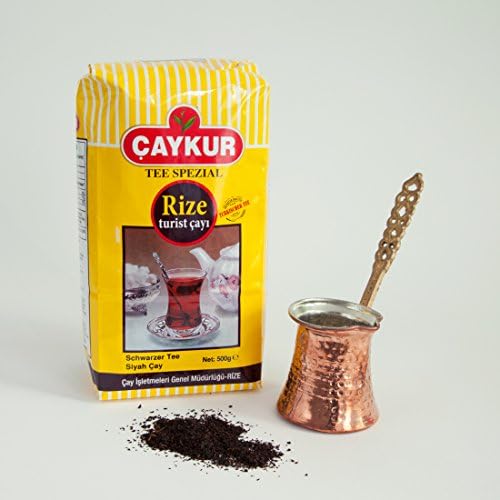 1.1 Pound CAYKUR Black Turkish Tea And Briki Pot Bundle