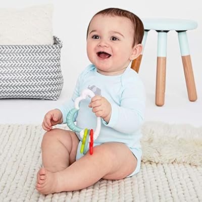 skip hop silver lining cloud rainstick rattle