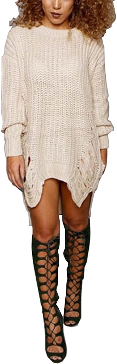 sweater dress with holes