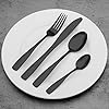 Matte-Black-Cutlery-Set-Bettlife-Tableware-Set-Stainless-Steel-Flatware-Silverware-Set-with-Knife-and-Fork-Set-Service-for-8-Dishwasher-Safe-Easy-Clean-Hold-Matt-Black-32-P Matte Black Cutlery Set, Bettlife Tableware Set Stainless Steel Flatware Silverware Set with Knife and Fork Set, Service…