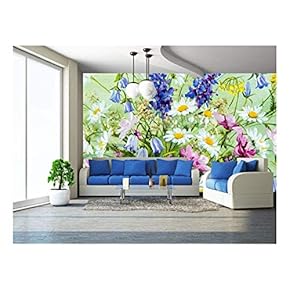 Texture, Pattern, Canvas Painted in Oils - Removable Wall Mural | Self-Adhesive Large Wallpaper - 66x96 inches